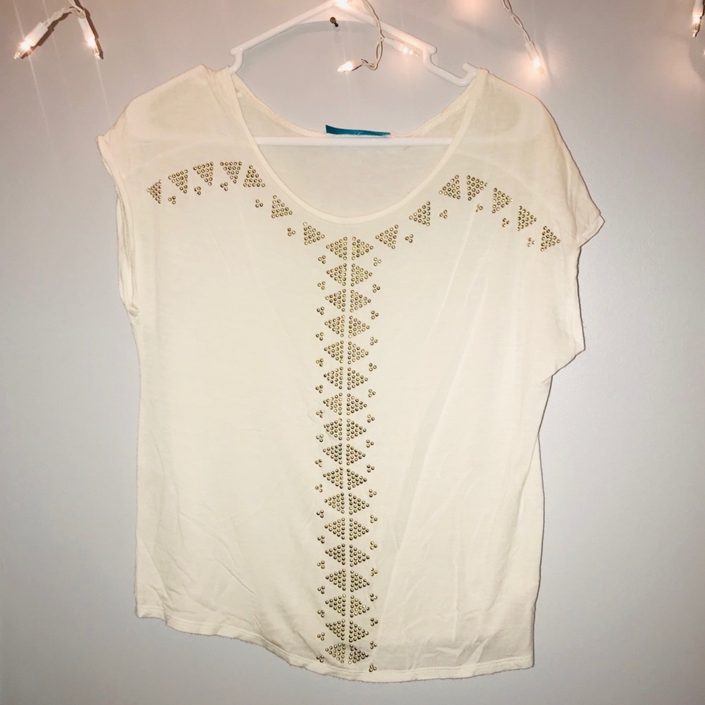 Off White Short Sleeve Shirt